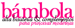 Logotipo de Bmbola Alta bisutera, Diseo de tocados y Complementos de moda